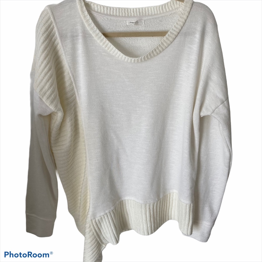 Maurices Lighter Weight Cozy Sweater Off White L